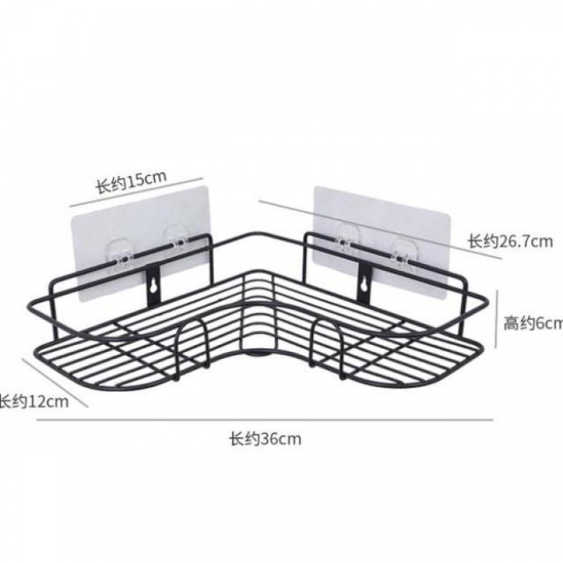 Kệ góc nhà tắm dán tường siêu dính - Mã: TS GD 197