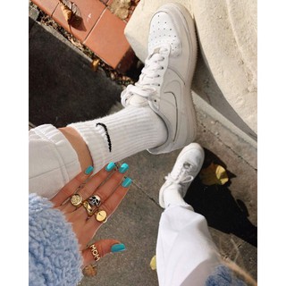 Combo 5 Đôi Tất thể thao cao cổ Nike (3 đen , 2 trắng)