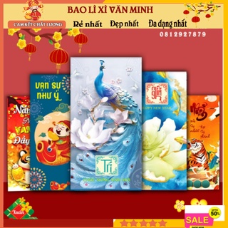 Combo Bao Lì Xì Truyền Thống Phong bao lì xì Bao lì xì màu đỏ đẹp đa dạng
