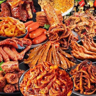 Set ăn vặt 36 món.