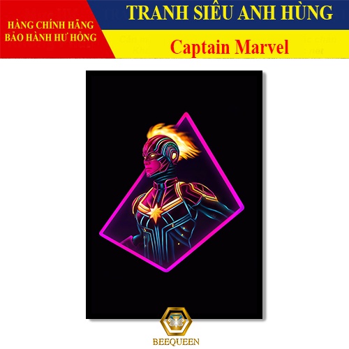 [MS26-50] Tranh Siêu Anh Hùng Captain Marvel - Đại úy Marvel