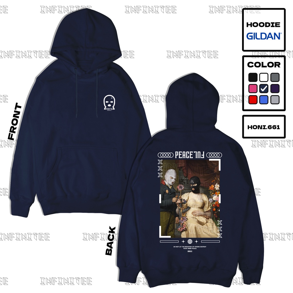 Áo Hoodies nỉ INFINITEE có mũ form rộng SFni0002