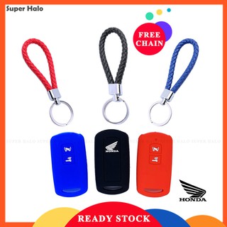 Bao Silicone Bảo Vệ Chìa Khóa for Honda Remote Cover Vario 150 2 Buttons
 with FREE Móc chìa khóa