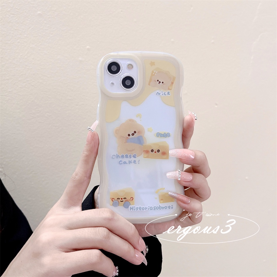 Ốp Điện Thoại Mềm In Hình Bánh Phô Mai Cho iPhone 14 13 12 11 Pro Max SE2020 X XR Xs Max 7 8 Plus