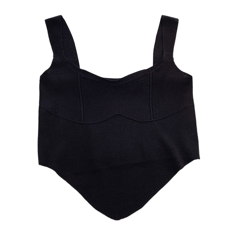 Áo Croptop Dệt Kim Mỏng Ôm Dáng Thời Trang Mùa Hè Quyến Rũ Cho Nữ