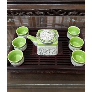Bộ ấm chén giá rẻ kèm khay