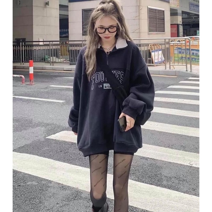 [Mã 11FASHIONSALE1 giảm 10K đơn 50K] [RẺ VÔ ĐỊCH] Sweater polo khoá FORUYFS 1998 unisex nỉ ngoại cổ bẻ(kèm ảnh thật) | BigBuy360 - bigbuy360.vn