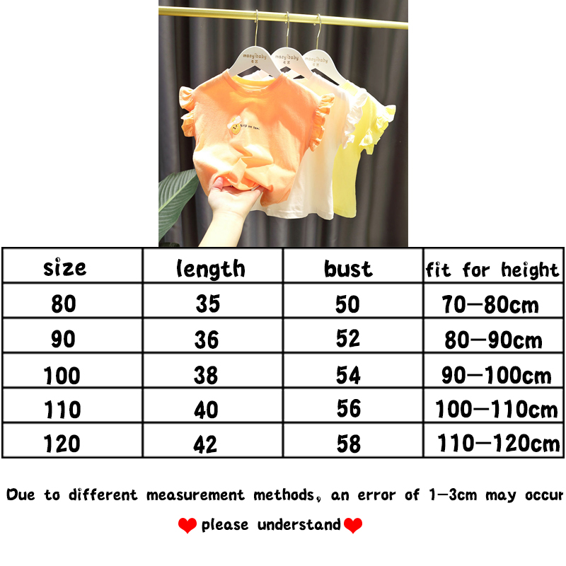 Áo thun sát nách phối bèo kiểu dáng Hàn Quốc thời trang mùa hè cho bé