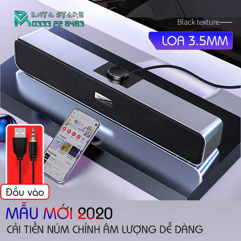 Sound Bar Mini Yindiao Chính Hãng - Kiểu Dáng Sang Trọng, Kết Nối Vi Tính, Smart Tivi Siêu Bass