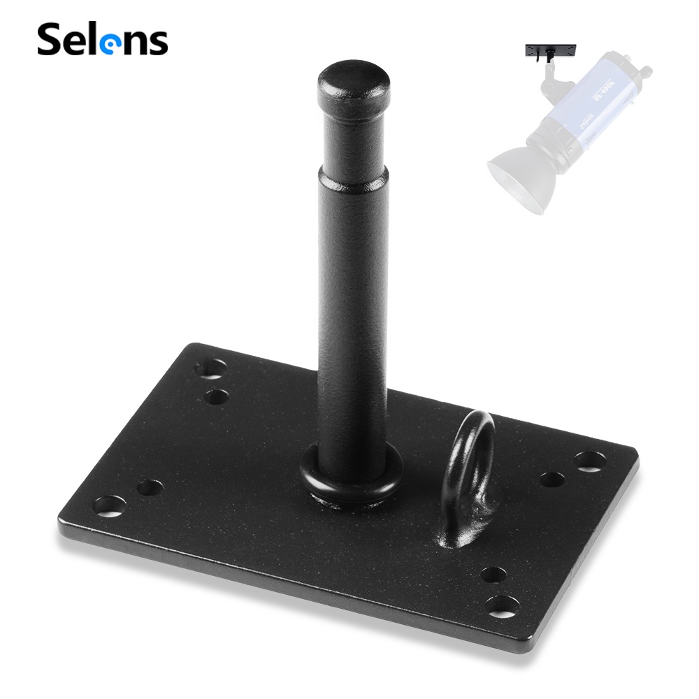 Giá đỡ đèn gắn tường trần nhà Selens 5/8&quot; dùng cho phim trường chụp ảnh