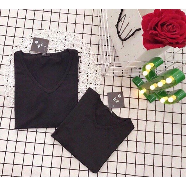 Áo cổ tim HM | BigBuy360 - bigbuy360.vn