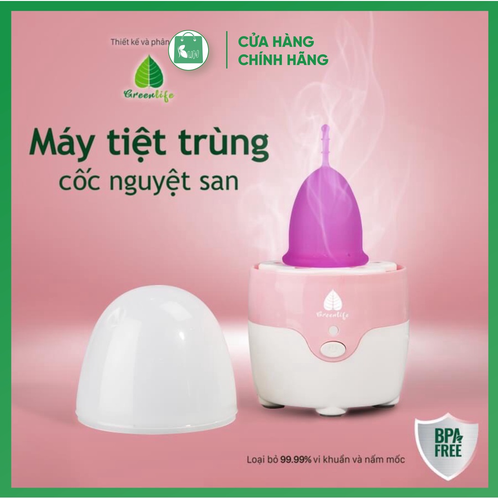 Máy tiệt trùng cốc nguyệt san Green life