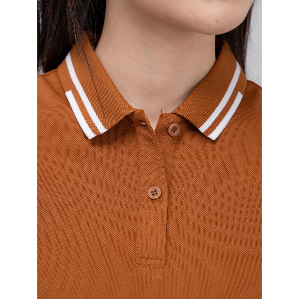 Áo polo nữ Cafe YODY dáng suông chống tia UV áo cộc tay có cổ cao cấp siêu nhẹ siêu mát khử mùi bảo vệ nàn da APN5070