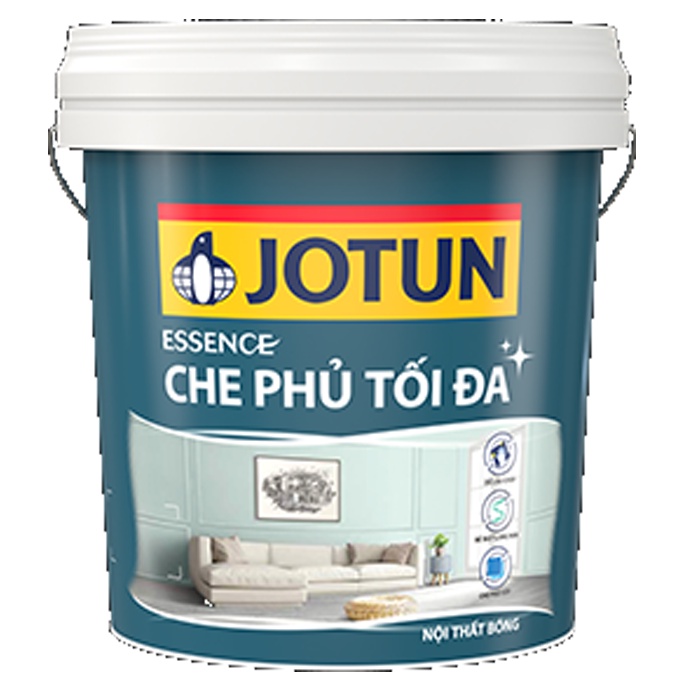 Sơn phủ nội thất Jotun essence che phủ tối đa loại 5L