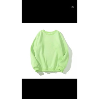 [Ảnh thật] Áo sweater unisex in nỉ bông (35-68kg).