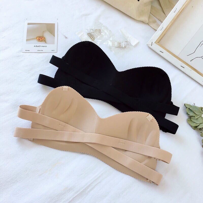 Áo Lót ,Áo Ngực Nâng Ngực Nữ Không Gọng Sexy Tặng Dây Áo 811