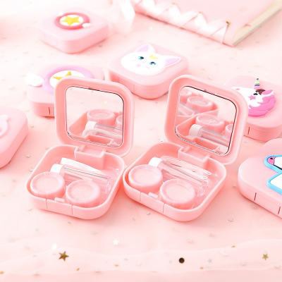 Hộp đựng lens sakura CCS heo hồng ngựa thần HĐL5 hộp đựng lens thời trang