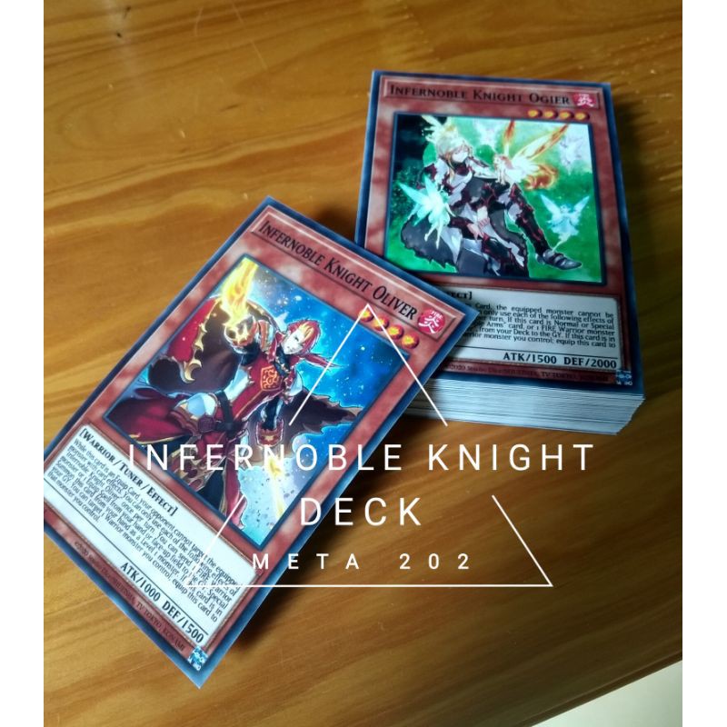 [BÀI IN][BÀI YUGIOH] INFERNOBLE KNIGHT DECK 2020 IN 2 MẶT