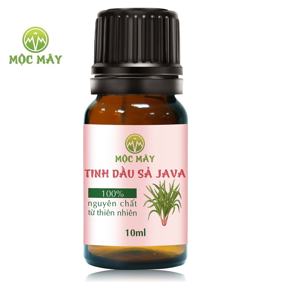 Tinh dầu sả Java nguyên chất Mộc Mây 10ml (Có kiểm định bộ y tế, chất lượng và mùi hương vượt trội)