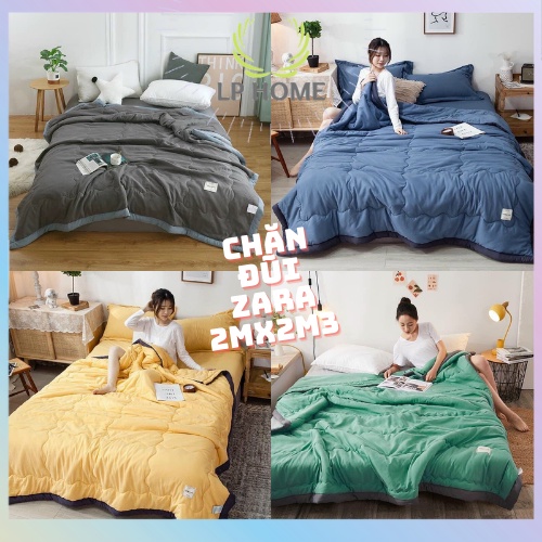 [Bao giá] Chăn đũi ZARA đủ tem tag 2m3x2m chăn hè chăn văn phòng