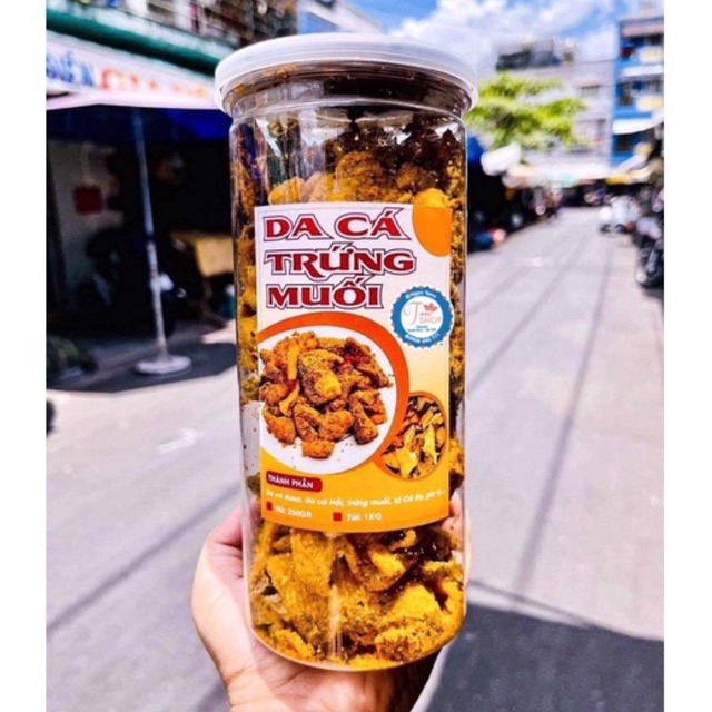 Da cá lắc trứng muối - hũ pet 250g