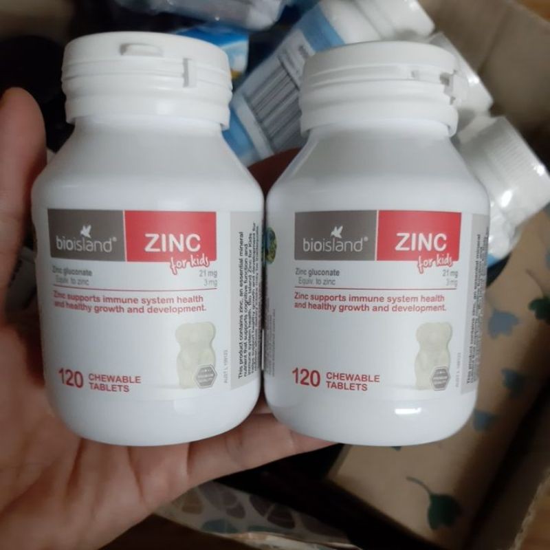 Kẽm ZINC hãng bioisland Úc date 2024