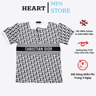 Áo thun Dior in hoạ tiết cao cấp Áo thun nam Dior cao cấp