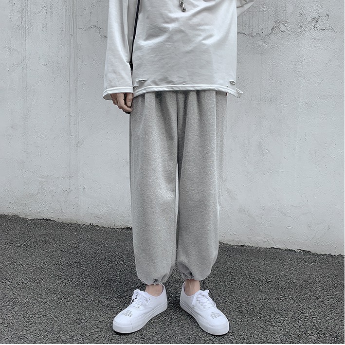 Quần Thể Thao Nam Nữ Mặc 2 Kiểu Ống Suông Culottes Và Jogger Bo Gấu Lưng Thun ZENKODLMEN JOGGER NAM 9000064C