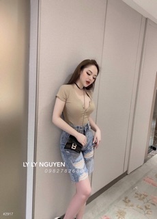Jeans ngố rách 2 bên cực chất