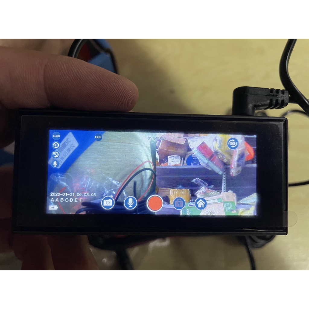 Camera hành trình ô tô, Chế độ ghi hình HDR, màn hình cảm ứng, model K12