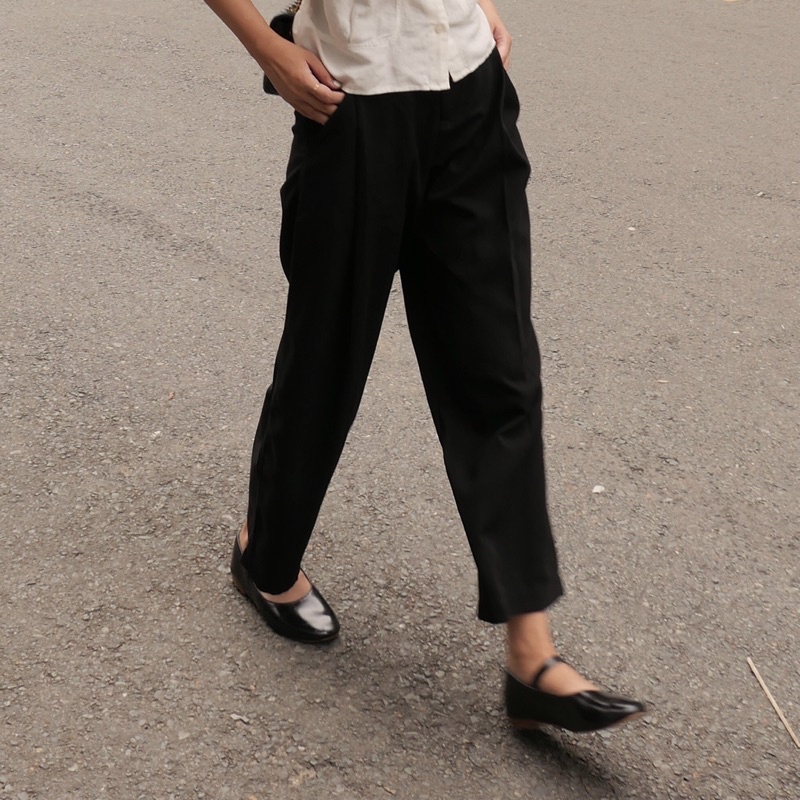 DE PLAGE - QUẦN PLEATED KAKI