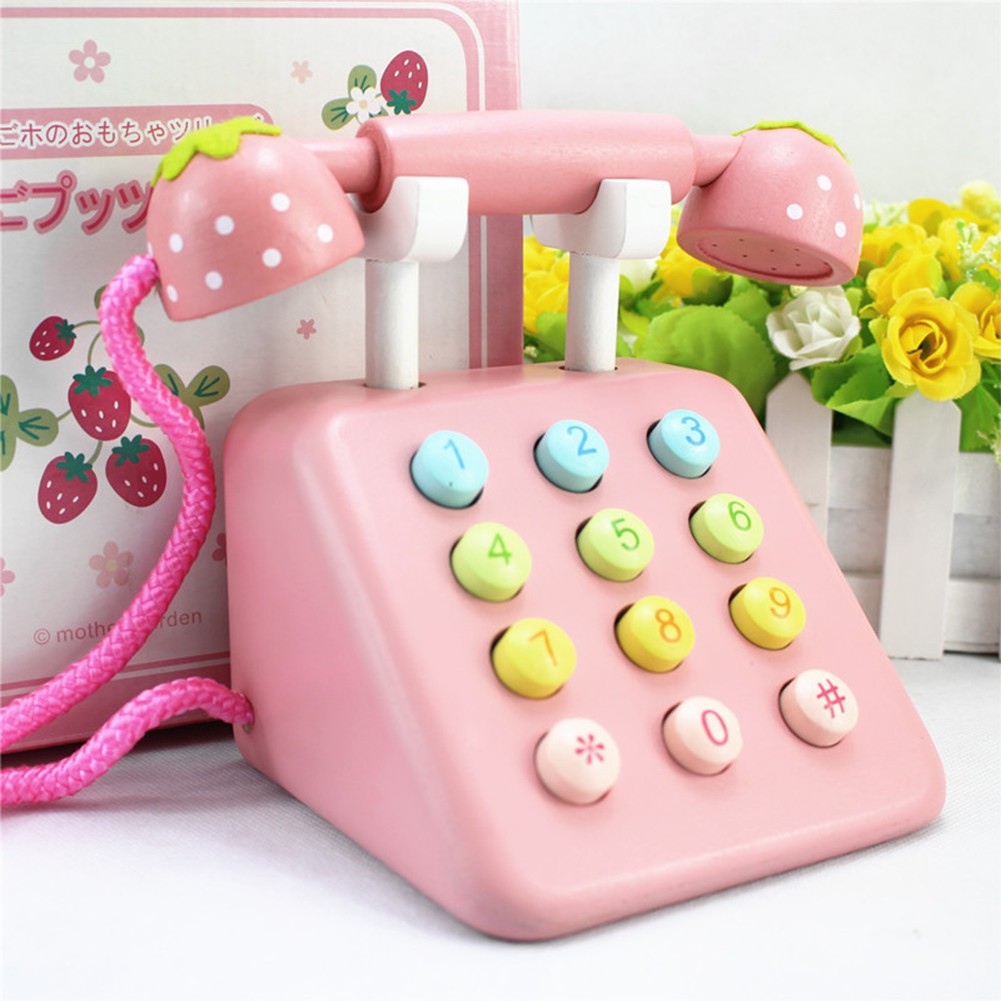 Đồ chơi điện thoại bằng gỗ
