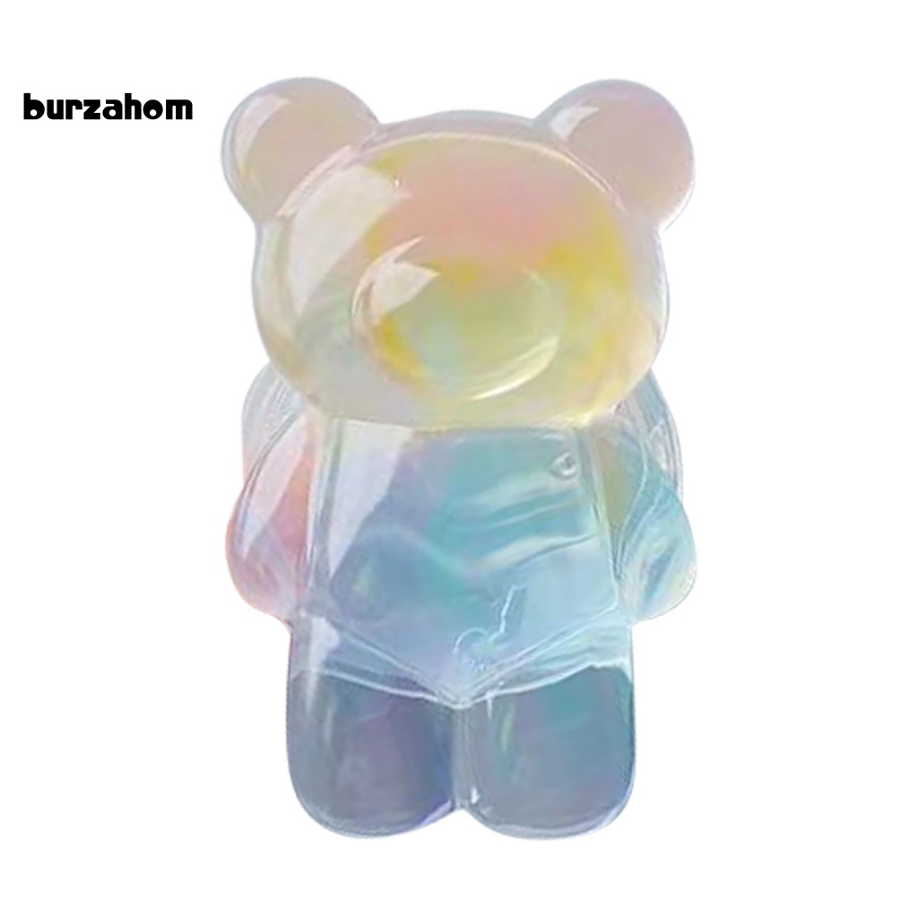 Giá Đỡ Điện Thoại Hình Gấu Bằng Nhựa Màu Gradient