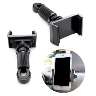Universal Car Headrest Mount Car Back Seat Phone Holder Bike Music Mic Pole Cradle for Smart Phone