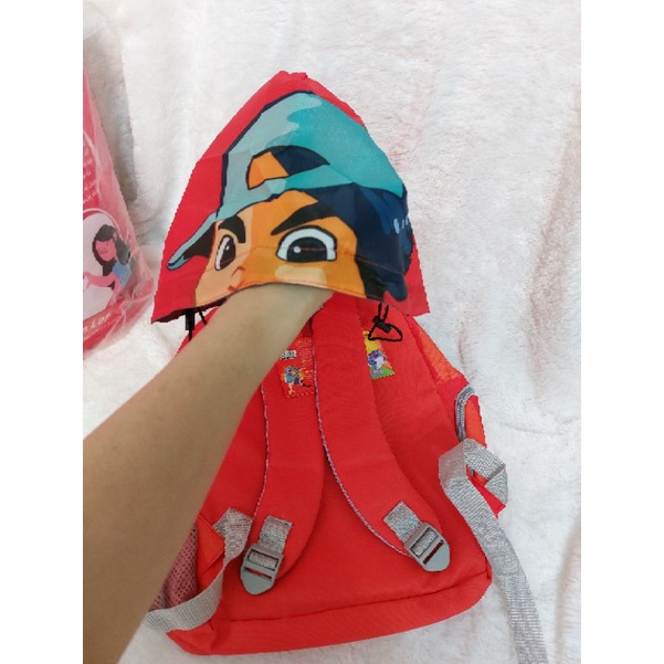 BALO KUN BALO HOODIE CAO CẤP loại có mũ và ngăn để giày tặng kèm túi nhựa dẻo