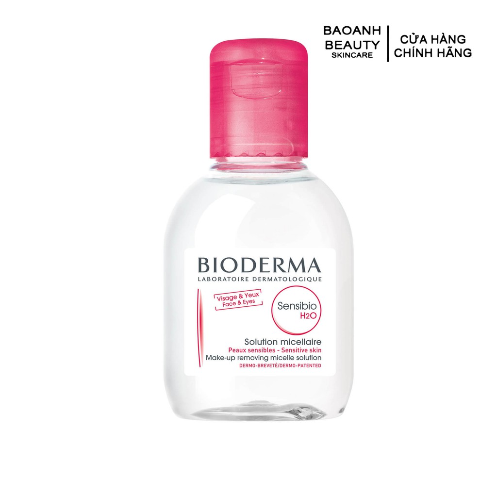 Dung dịch làm sạch và tẩy trang công nghệ Micellar Bioderma Sensibio H2O - 100ml - 6706.