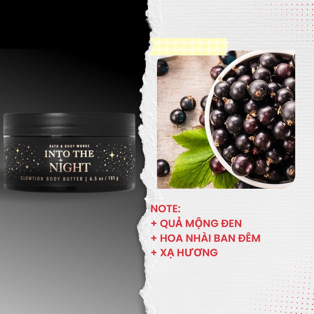 INTO THE NIGHT | A THOUSAND WISHES - DƯỠNG THỂ KIM TUYẾN WHIPPED GLOWTION BATH & BODY WORKS