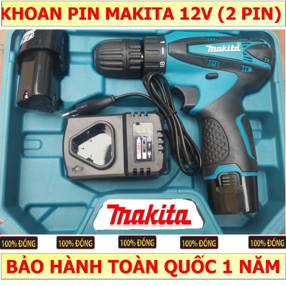 Khoan băn vit MAKITA 12V 2PIN, máy khoan, bắn vit, máy khoan cầm tay, may khoan pin