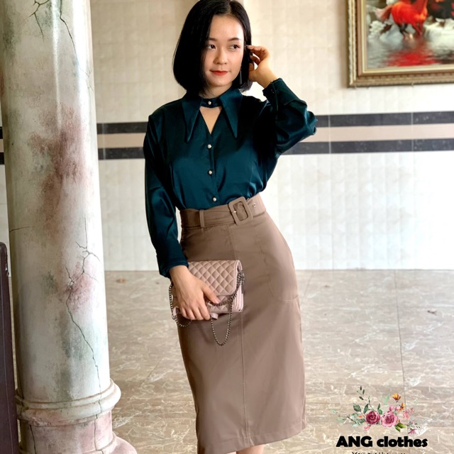 Áo sơ mi lụa cao cấp hè thu 2020 - 3 màu cực sang