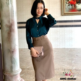 Áo sơ mi lụa cao cấp hè thu 2020 - 3 màu cực sang