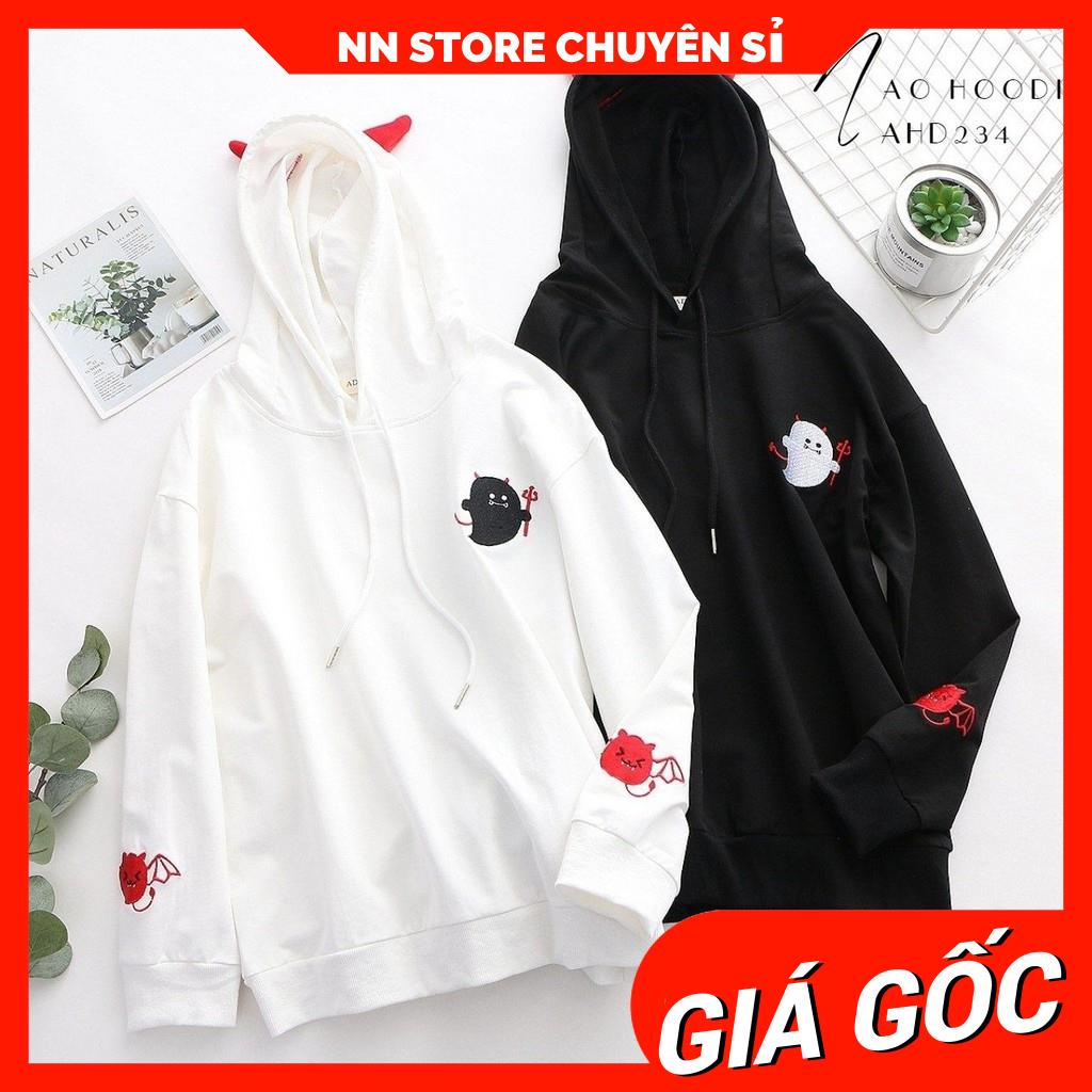 ÁO HOODIE NỈ THÊU HÌNH CHẤT NGẦU AHD234 ⚡ ÁO HOODIE UNISEX ⚡ẢNH THẬT⚡ ÁO NỈ CHUI