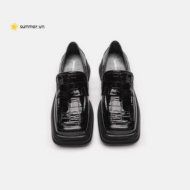 Giày Da Bít Mũi Đế Dày Phong Cách Anh Quốc Cổ Điển 2022