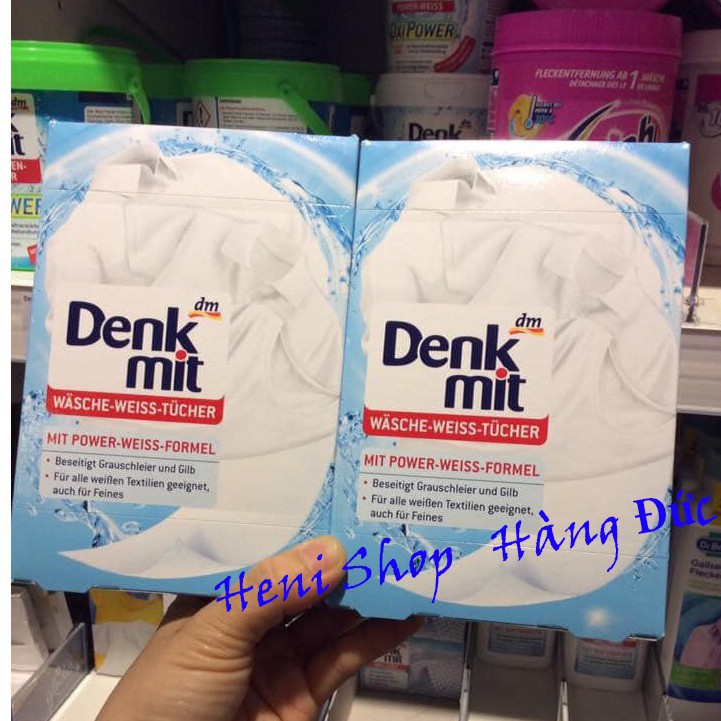 Miếng Tẩy Trắng Quần Áo Denkmit 20 miếng