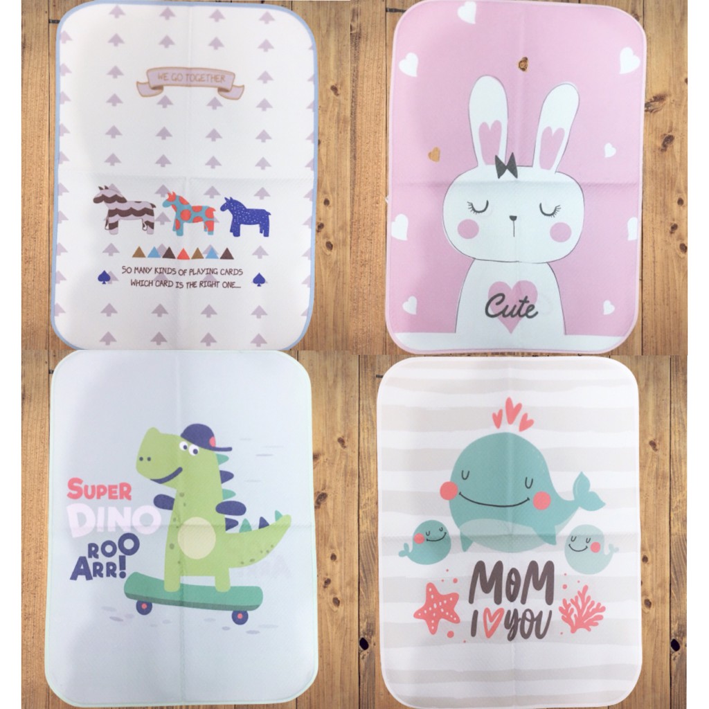 Tấm lót 3D chống thấm 3 lớp cho bé (50cm x 70cm)