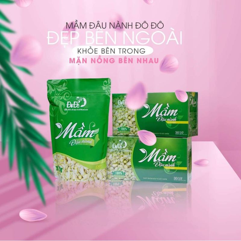 Mầm đậu nành Đô Đô (Sét 2 hôp 60 gói) - Hàm lượng cao vị cỏ ngọt [HÀNG CHÍNH HÃNG ĐƯỢC BỘ Y TẾ CẤP PHÉP] | BigBuy360 - bigbuy360.vn