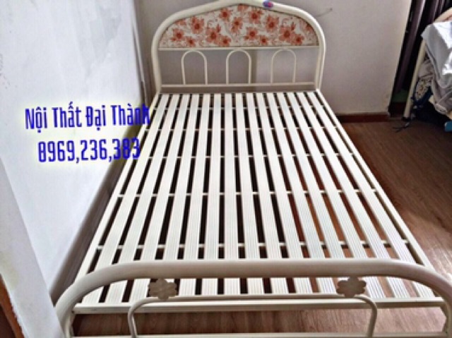 Giường sắt 1m2 x2m – GS11