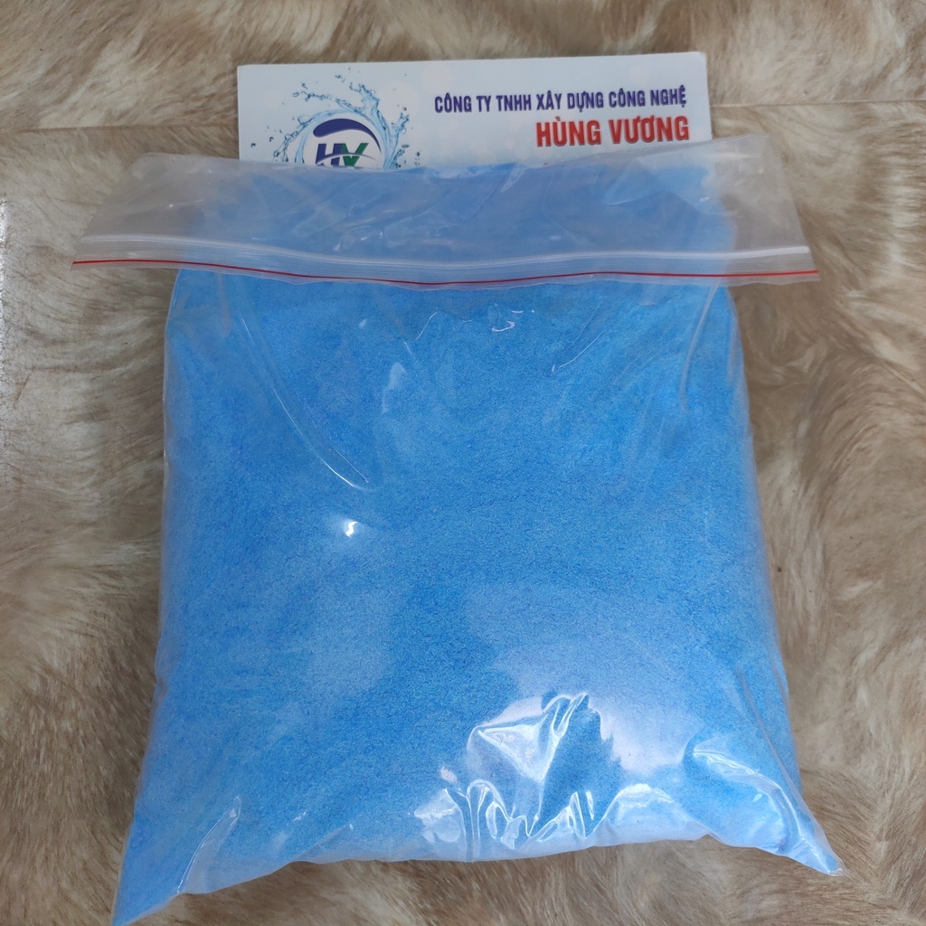 Hóa chất diệt rêu, tảo- 1Kg Đồng Sunfat xử lý nước bể bơi - CuSO4 Đồng Sunfat dùng trong thủy sản, trồng trọt, chăn nuôi