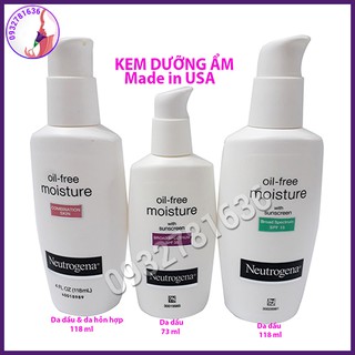 Sữa dưỡng ẩm neutrogena oil-free moisture facial date tháng 2/2020