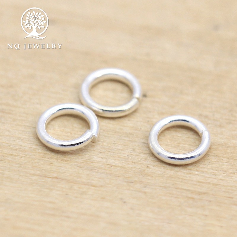 Charm bạc khoen tròn hở - NQ Jewelry