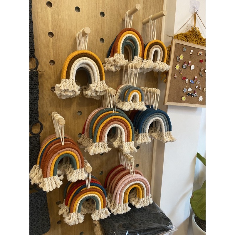 Cầu vồng treo tường, cầu vồng trang trí, cầu vồng macrame | BigBuy360 - bigbuy360.vn